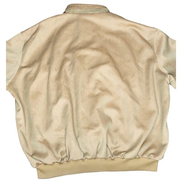 Men's Brown Brookstreet 100% Wool Bomber Jacket SZ XL - Picture 4 of 5